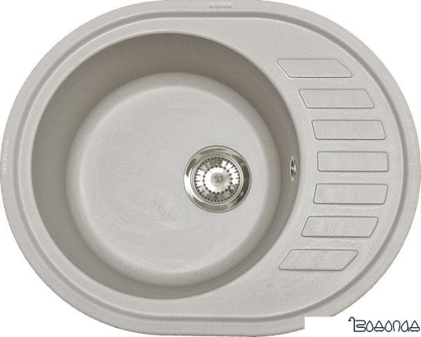 Кухонная мойка ZorG Roso 62 (серый жемчуг) Кухонная мойка ZorG Roso 62 (серый жемчуг)