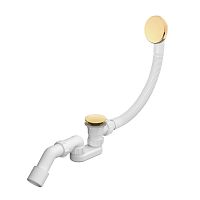 (золото) Автоматический слив-перелив Wellsee Useful Extras 231915000 с донным клапаном click-clack и съемной накладкой на перелив