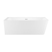 Отдельностоящая  акриловая ванна Wellsee Bromance 23160401R, 170*78 см, слив-перелив хром