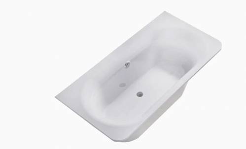 Ванна Astra-Form Прима 185x90 пустая, литой мрамор, белая глянцевая, 01010037