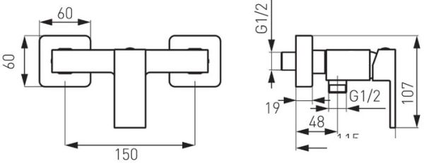 Смеситель Ferro Zicco BZI7BL