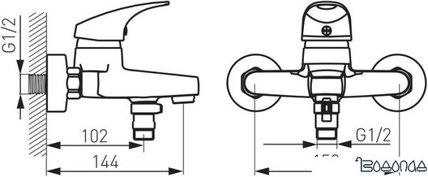 Смеситель Ferro One BFO1