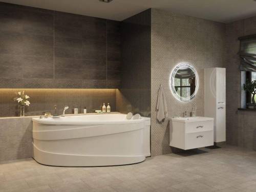 Ванна 1Marka Love 185*135 правая