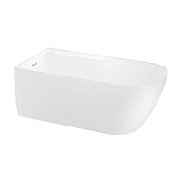 Отдельностоящая акриловая ванна Wellsee Camellia 2.0 236201001, 167*82 см (левая) Набор 4 в 1: ванна 236201000, ножки, экран, слив-перелив хром 231916000.