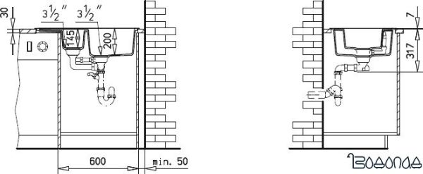 Кухонная мойка TEKA Astral 60 B-TG Топаз [88925]