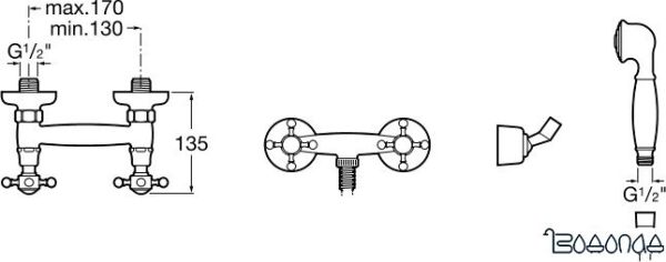 Смеситель Roca Verona 5062222F0