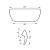 Подголовник для ванны Wellsee Useful Extras 261901000 (полиуретановый, белый)