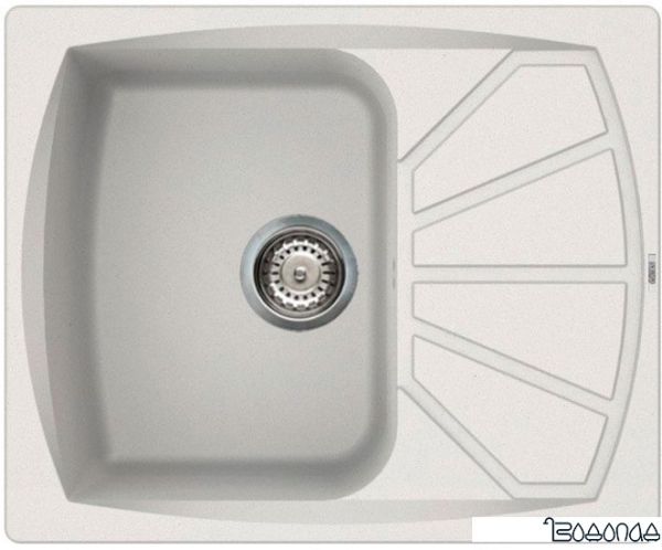 Кухонная мойка Elleci Living 125 Bianco Titano 68