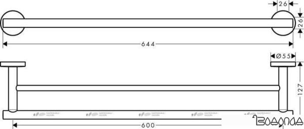 Держатель для полотенца Hansgrohe Logis UA 41712000