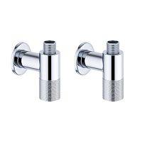 Угловые вентили для подключения смесителя Wellsee Drainage System 182146001 хром