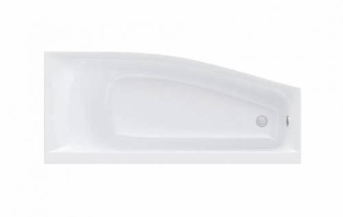 Ванна Astra-Form Скат 170x75x50 пустая, литой мрамор, правая, белая глянцевая, 01010015