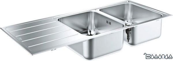 Кухонная мойка Grohe K500 80-S 116/50 2.0 rev 31588SD1 Кухонная мойка Grohe K500 80-S 116/50 2.0 rev 31588SD1