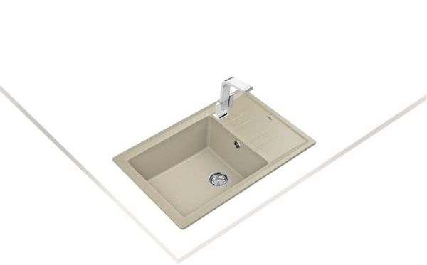 Кухонная мойка TEKA Stone 60 S-TG 1B 1D (топаз бежевый)