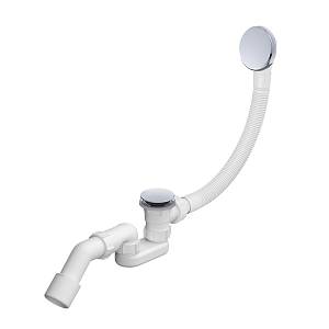 (хром) Автоматический слив-перелив Wellsee Useful Extras 231911000 с донным клапаном click-clack и съемной накладкой на перелив