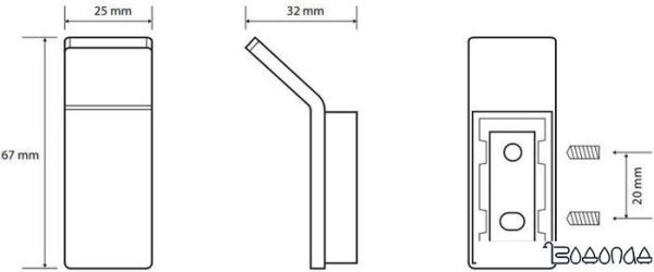 Крючок для ванны Bemeta Solo 139106022