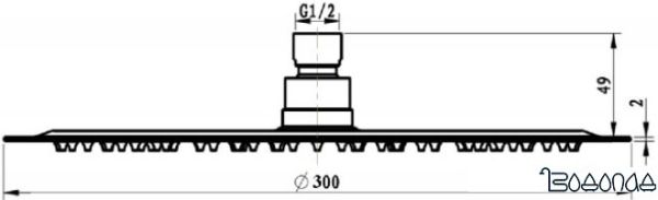 Верхний душ Villeroy & Boch Universal TVC00040130061 фото 2