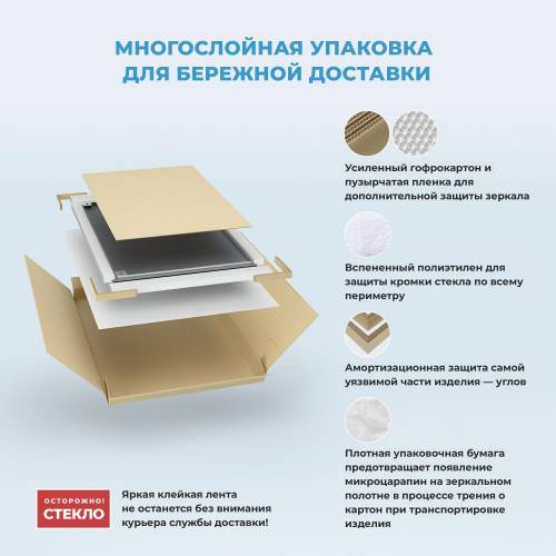 Овальное зеркало с фоновой LED-подсветкой Wellsee 7 Rays' Spectrum 172201900 (100*50 см, черный контур, сенсорная кнопка)