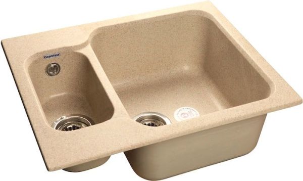 Кухонная мойка GranFest GF-S615K (песочный) Кухонная мойка GranFest GF-S615K (песочный)