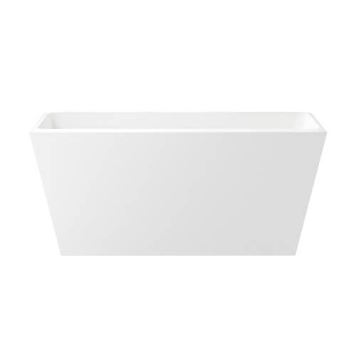 Отдельностоящая акриловая ванна Wellsee Graceful Pro 230901003, 140*74 см Набор 4 в 1: ванна 230901000, ножки, экран, слив-перелив матовый черный 231919000.