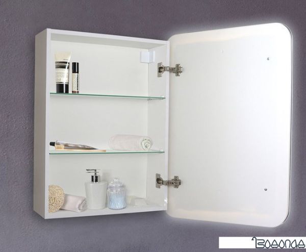 Silver Mirrors Шкаф с зеркалом Фиджи 60x80 LED-00002363 фото 4
