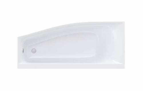 Ванна Astra-Form Скат 170x75x50 пустая, литой мрамор, левая, белая глянцевая, 01010014