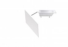 Экран Вега, Лира 75 боковой, PFI акрил, белый глянцевый, 02010001