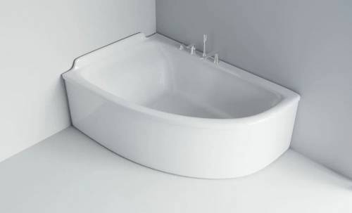 Ванна Astra-Form Анастасия 182x125, литой мрамор, левая, белая глянцевая, 01010025