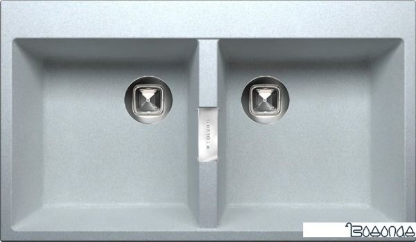 Кухонная мойка Tolero Loft TL-862 (серый металлик)