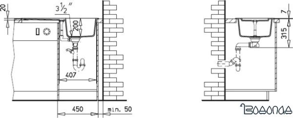 Кухонная мойка TEKA Kea 45 B-TG Топаз [88839]