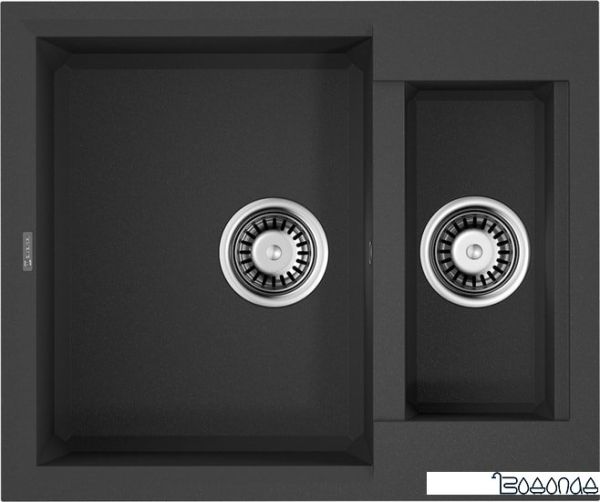 Кухонная мойка Omoikiri Sakaime 60-2 BL (черный)