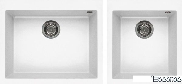 Кухонная мойка Elleci Quadra 210 White K96