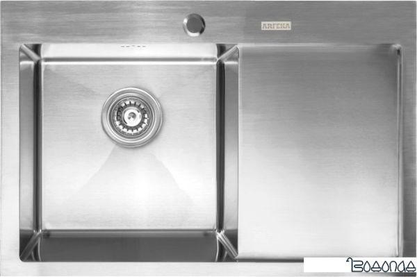 Кухонная мойка ARFEKA AF 780*505 L Satin Кухонная мойка ARFEKA AF 780*505 L Satin
