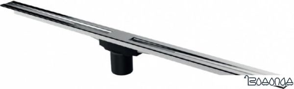 Трап/канал Berges Wasserhaus Simpel 1000 090013 (матовый хром) фото 4