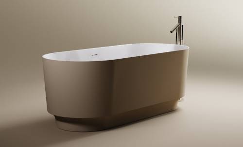 Ванна Astra-Form Аквариус 170x75 с интегрированным переливом, литой мрамор, цветная, 01020051Y