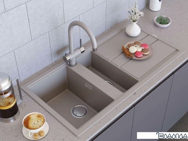 Кухонная мойка Omoikiri Kitagawa 100-2 WH (белый) Кухонная мойка Omoikiri Kitagawa 100-2 WH (белый)