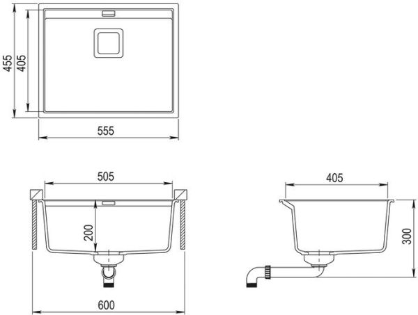 Кухонная мойка Aquasanita Delicia SQD100AW (argent 220) Кухонная мойка Aquasanita Delicia SQD100AW (argent 220)