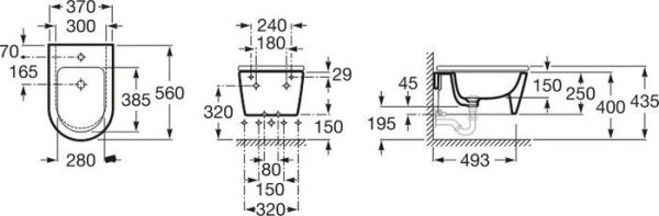 Биде Roca Inspira Round [357525000]