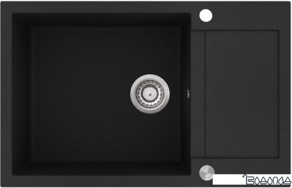 Кухонная мойка Aquasanita Tesa SQT105 (черный 601)