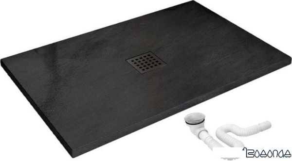 Душевой поддон Rea Rock 120x90 (черный)