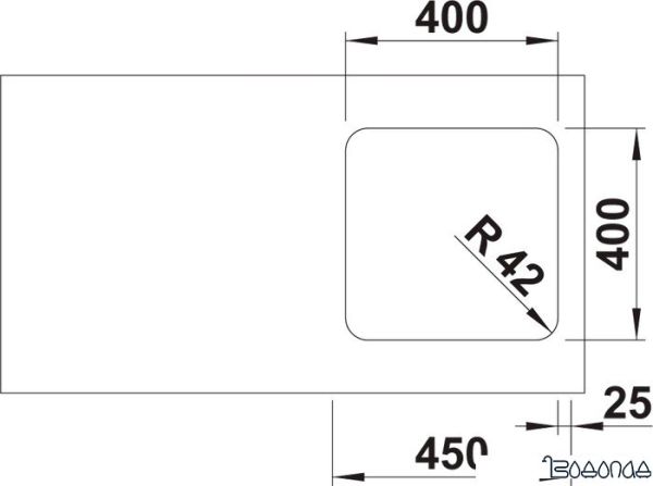 Кухонная мойка Blanco Solis 400-U 526117 (полированная) Кухонная мойка Blanco Solis 400-U 526117 (полированная)