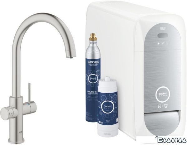 Смеситель Grohe GROHE Blue Home 31455DC0 (сталь)