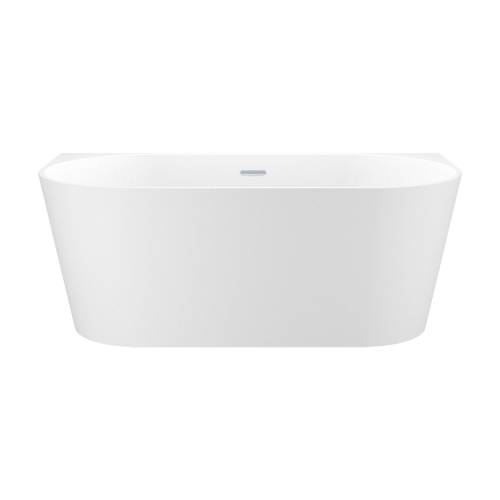 Пристенная  акриловая ванна Wellsee Excellence Pro 28760301R, 170*75 см, цвет белый  глянец. Набор 4 в 1: ванна 287603000, ножки, экран, слив-перелив хром  231921000.