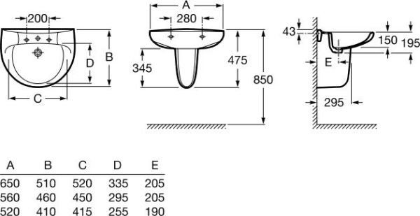 Полупьедестал Roca Victoria 33739200Y фото 2