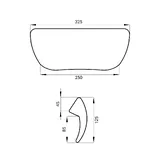 Подголовник для ванны Wellsee Useful Extras 261902000 (полиуретановый, черный)