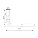 Сифон для раковины Wellsee Drainage System 182101000 (Ø 32 мм (1 1/4"); длина 200-210 мм; хром)