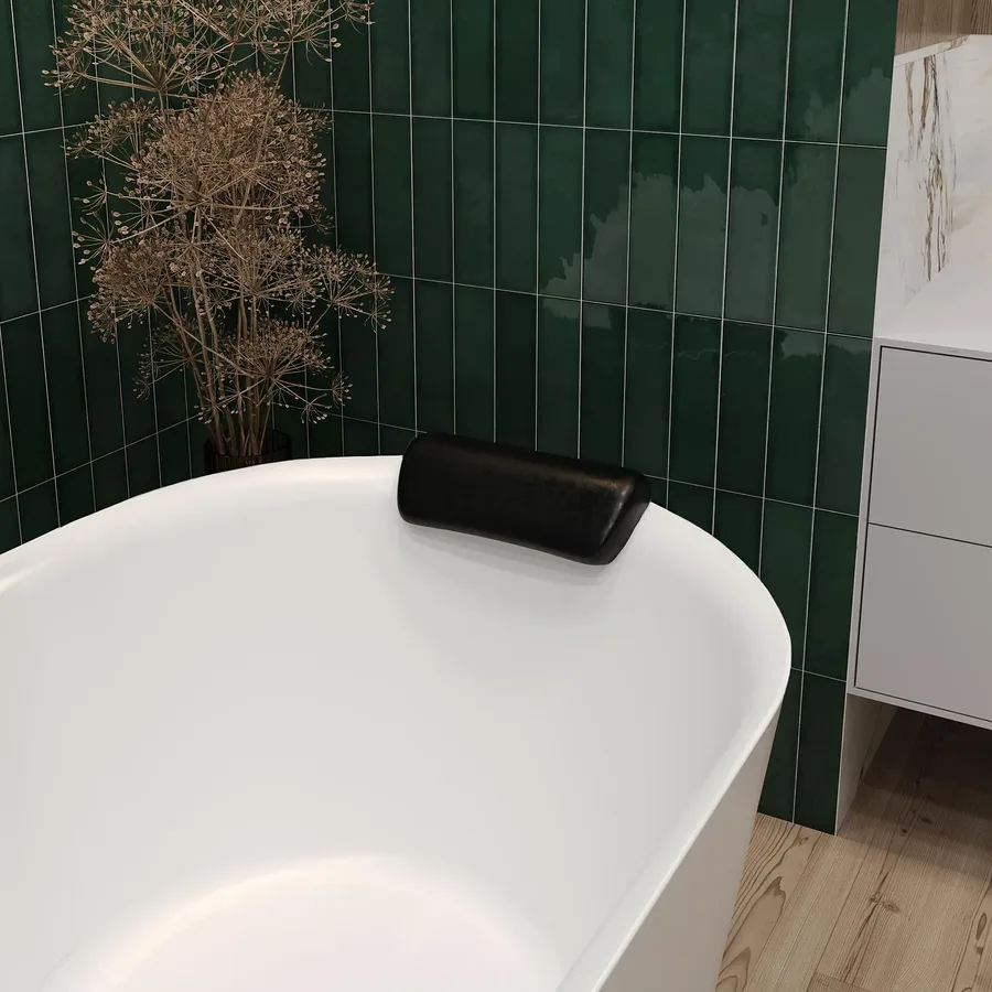 Подголовник для ванны Wellsee Useful Extras 261902000 (полиуретановый, черный)