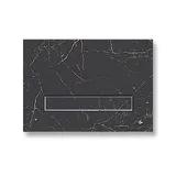 Каменная клавиша смыва Lavinia Boho RelFix 38050901, цвет greek black, с хромированной кромкой по периметру клавиш