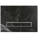 Каменная клавиша смыва Lavinia Boho RelFix 38050901, цвет greek black, с хромированной кромкой по периметру клавиш