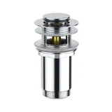 Накладная раковина на столешницу для ванной Lavinia Boho Sink 21520878 в комплекте 2 в 1: раковина 60 см (белый глянец), донный клапан, в цвете хром