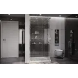 Квадратное душевое ограждение с раздвижными дверями 14011103, 100*100*200 см
